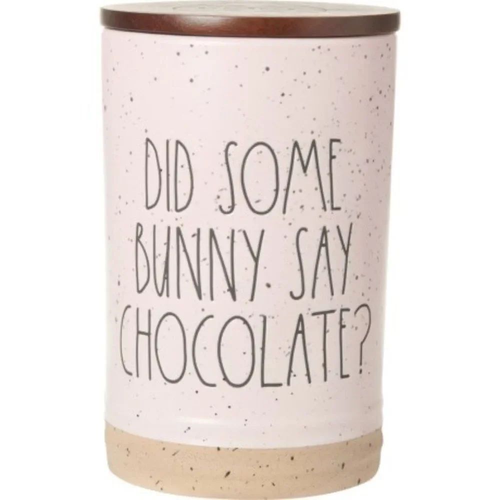Rae Dunn “Did Some Bunny Say Chocolate?” Canister New in box